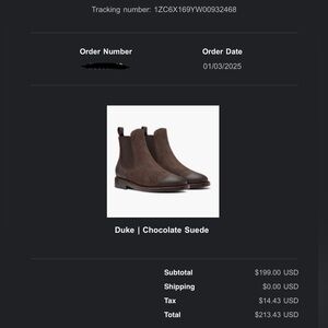 Thursday Duke Chocolate Suede Boots